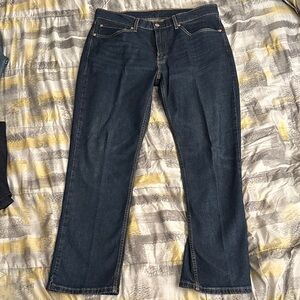 Levi's Men's Dark Blue Slim Straight Jeans